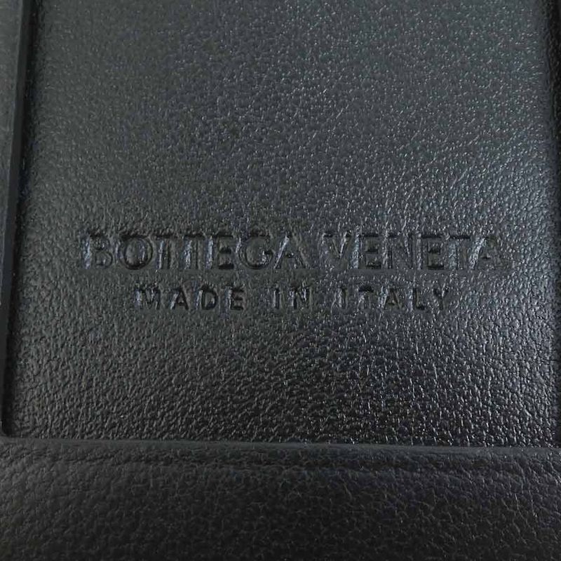 Bottega Veneta Card Case Leather Black