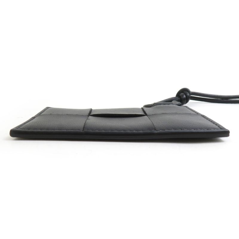 Bottega Veneta Card Case Leather Black