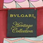 Bvlgari Scarf Silk Red