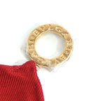 Bvlgari Scarf Silk Red