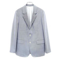 Celine Jude Striped Tailored Jacket Blue 34