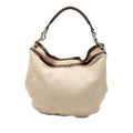Loewe Shoulder Bag Beige Brown Mouton Leather