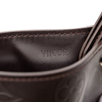 Louis Vuitton Monogram Glace Hoist Brown Leather Coin Purse