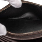 Louis Vuitton Monogram Glace Hoist Brown Leather Coin Purse