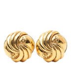Chanel Vintage CC Logo Gold Plated Ring