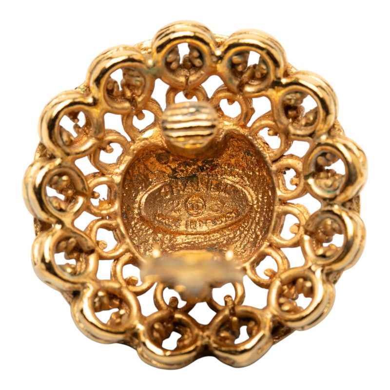 Chanel Vintage Castellane Collection Gold Plated Ring