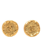 Chanel CC Logo Vintage Gold Plated Ring