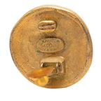 Chanel CC Logo Vintage Gold Plated Ring