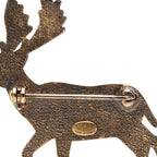 Chanel CC Logo Reindeer Gold Plated Faux Pearl Shoulder Bag