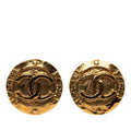 Chanel Vintage CC Logo Gold Plated Ring
