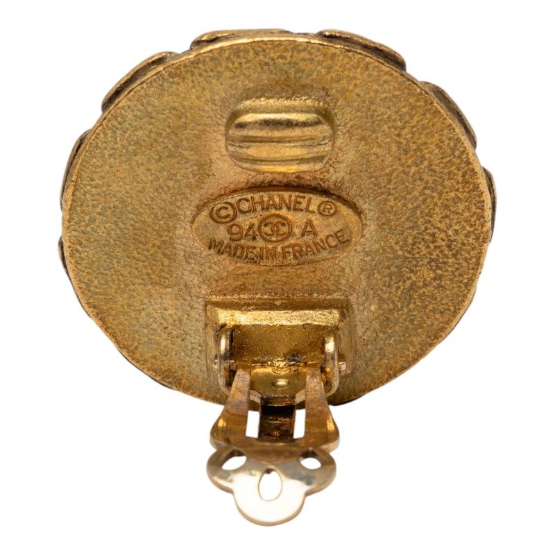 Chanel CC Logo Gold Plated Ring