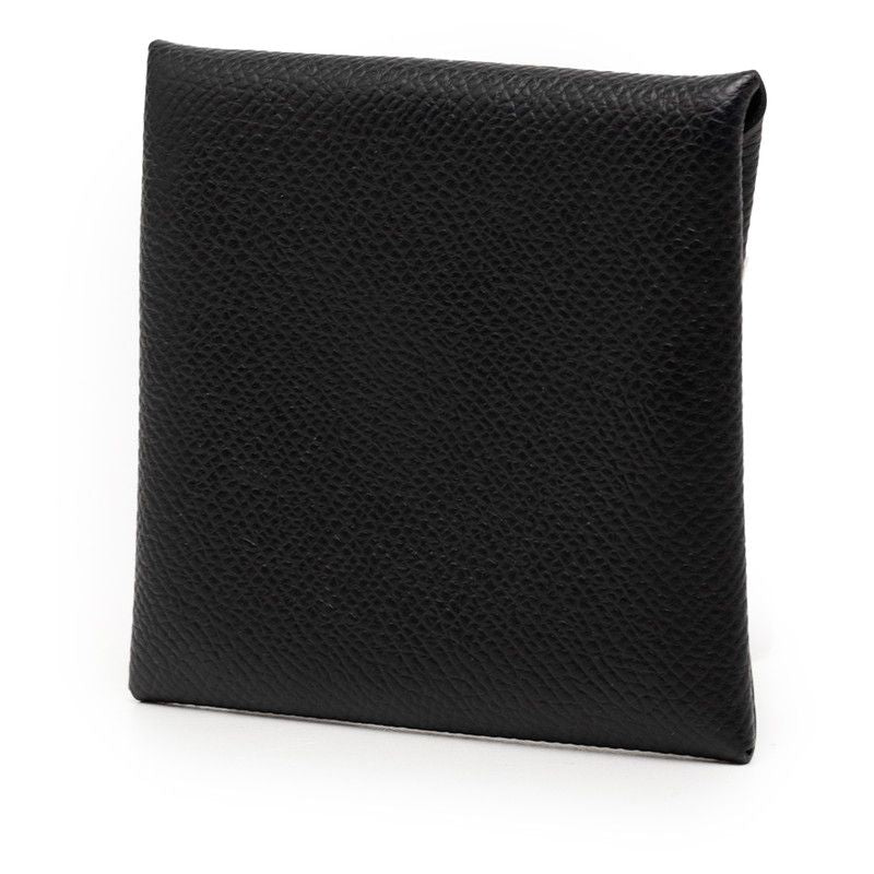 Hermes Bastia Coin Purse Black Veau Epsom