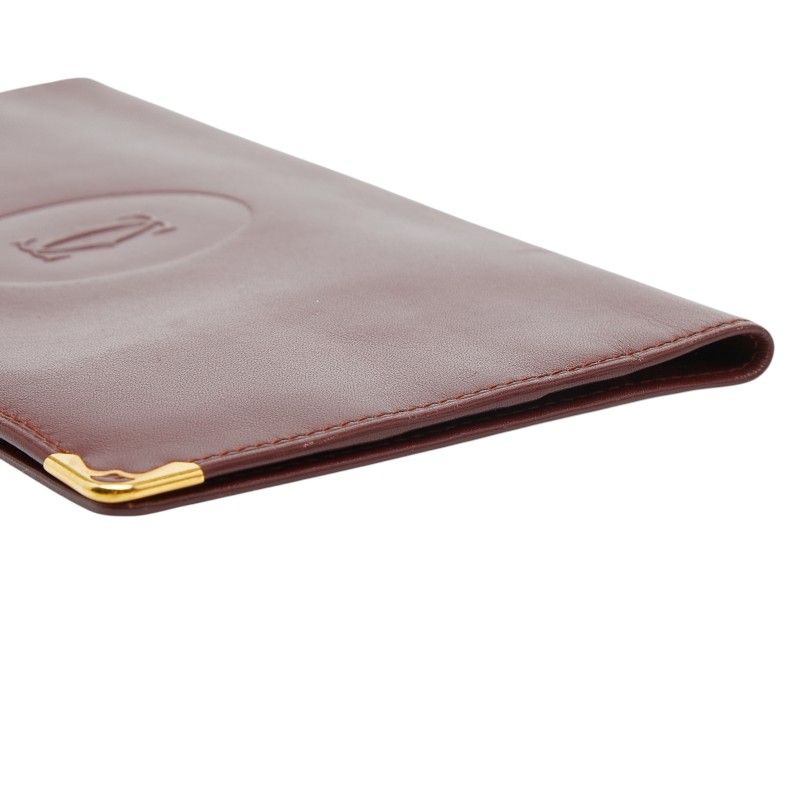 Cartier Must Leather Red Bold - Wine