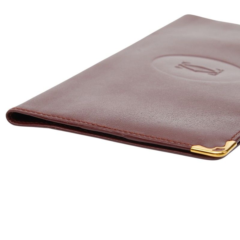 Cartier Must Leather Red Bold - Wine