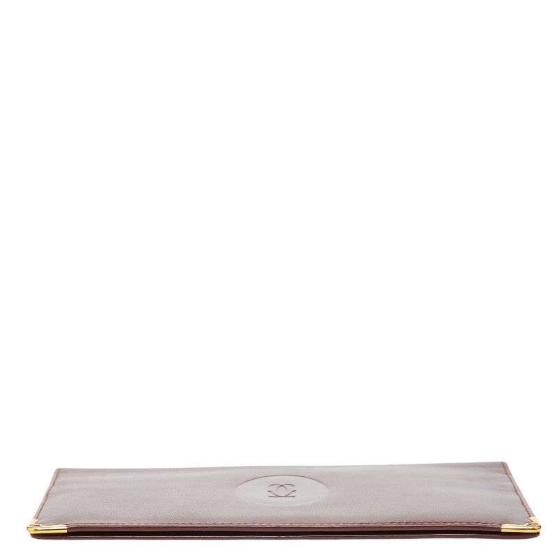 Cartier Must Leather Red Bold - Wine