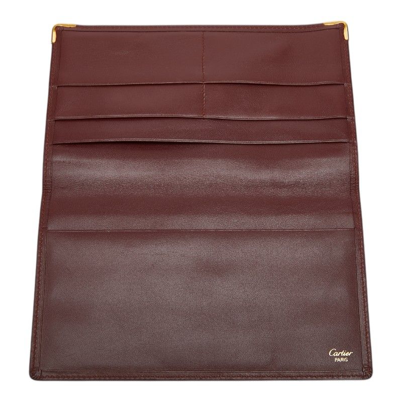Cartier Must Leather Red Bold - Wine