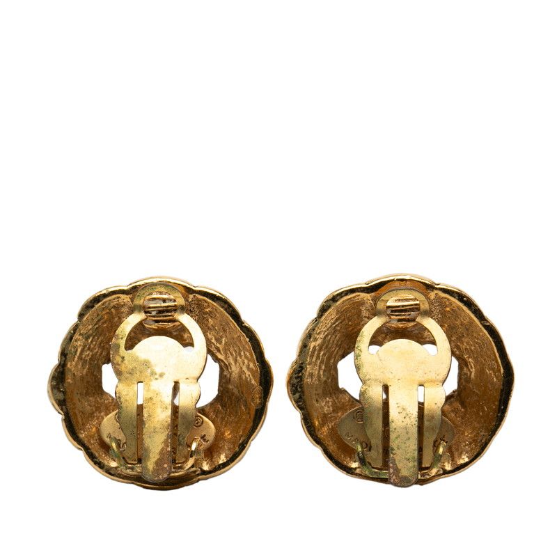 Chanel Vintage CC Logo Gold Plated Ring
