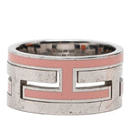 Hermes Moubouche Ring 52 Silver Pink