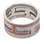 Hermes Moubouche Ring 52 Silver Pink