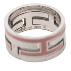 Hermes Moubouche Ring 52 Silver Pink