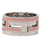 Hermes Moubouche Ring 52 Silver Pink