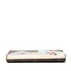Louis Vuitton Monogram Zippy Wallet Vivienne Zip Around Brown Multicolor