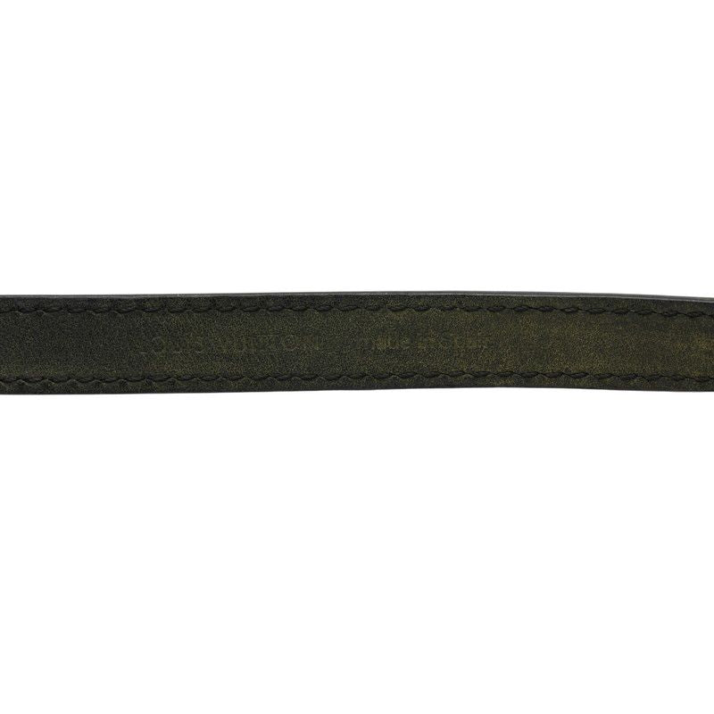 Louis Vuitton Bracelet Black Leather