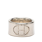 Hermes Eclipse Ribbon Ring 51 Silver