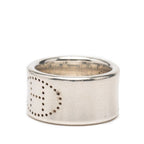Hermes Eclipse Ribbon Ring 51 Silver