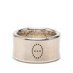 Hermes Eclipse Ribbon Ring 51 Silver