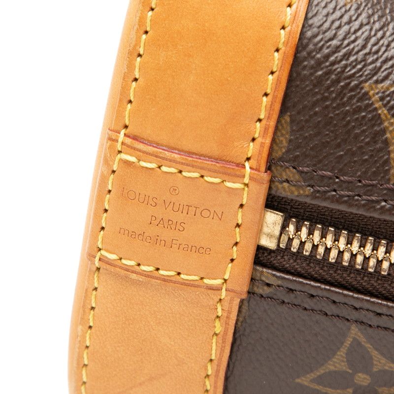 Louis Vuitton Monogram Alma BB Shoulder Bag 2-Way Brown