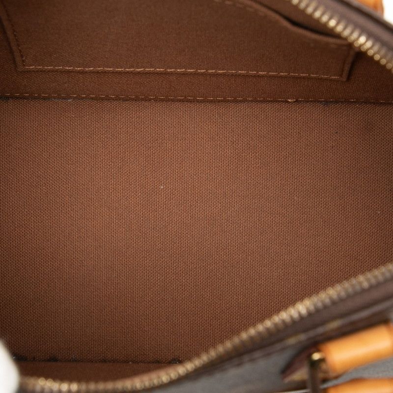 Louis Vuitton Monogram Alma BB Shoulder Bag 2-Way Brown