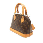 Louis Vuitton Monogram Alma BB Shoulder Bag 2-Way Brown
