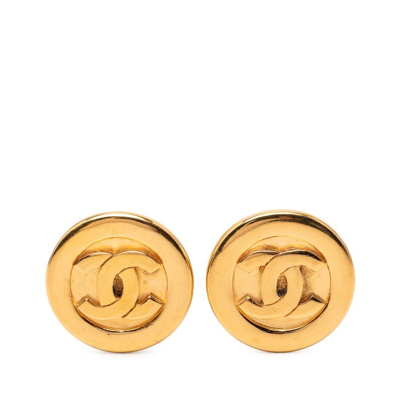 Chanel CC Logo Gold Plated Ring