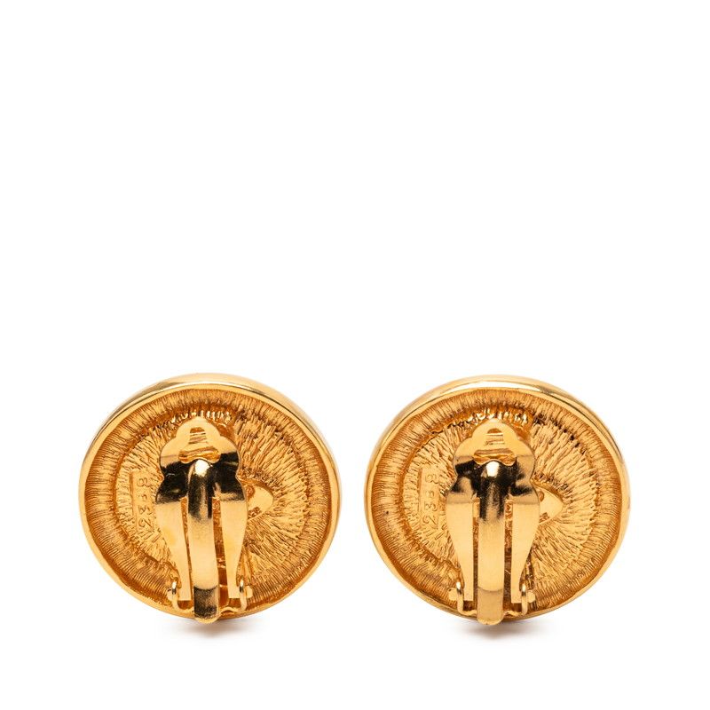 Chanel CC Logo Gold Plated Ring