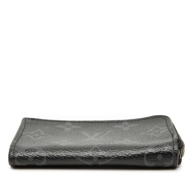 Louis Vuitton Monogram Eclipse Porte Monnaie Joule Coin Case Black