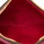 Louis Vuitton Monogram Portefeuille Victorine Brown Fuchsia Leather
