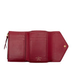 Louis Vuitton Monogram Portefeuille Victorine Brown Fuchsia Leather
