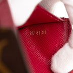 Louis Vuitton Monogram Portefeuille Victorine Brown Fuchsia Leather