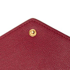 Louis Vuitton Monogram Portefeuille Victorine Brown Fuchsia Leather