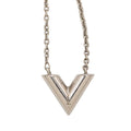 Louis Vuitton Necklace Essential Silver Metal