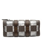 Louis Vuitton Monogram Chess Keepall Bandourier le 25 Shoulder Bag Brown Clear