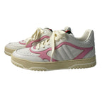 Gucci Rive Sneakers Leather White Pink