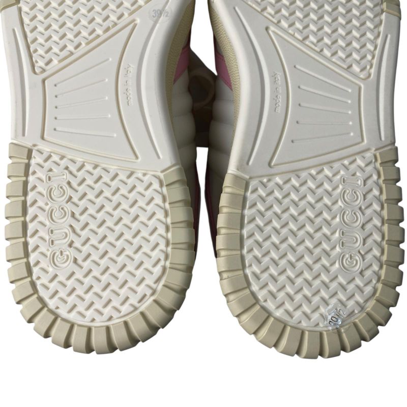 Gucci Rive Sneakers Leather White Pink