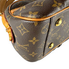 Louis Vuitton Handbag Clara Canvas Leather