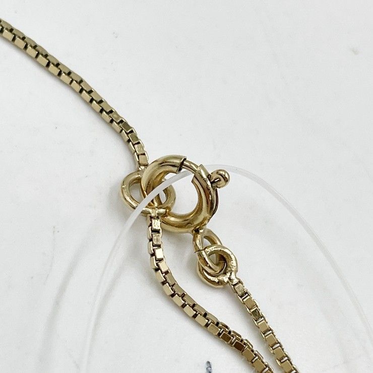 Fendi Necklace Zodiac Gold Metal Faux Pearl