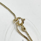 Fendi Necklace Zodiac Gold Metal Faux Pearl