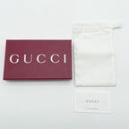 Gucci Coin Case GG Supreme Beige Brown Leather