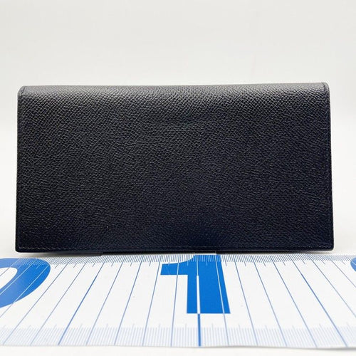 Bvlgari Wallet Black Leather Bifold