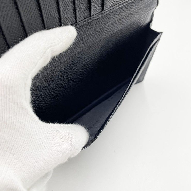 Bvlgari Wallet Black Leather Bifold